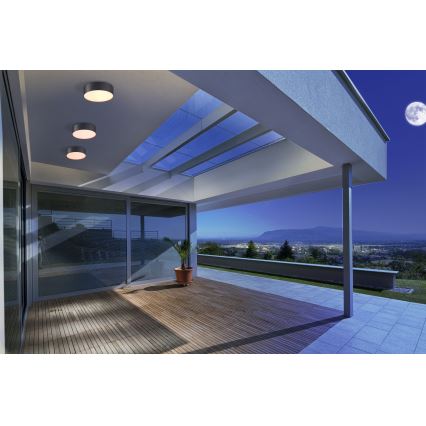 Azzardo AZ4490 - LED Plafondlamp voor buiten CASPER LED/15W/230V IP54 rond