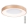 Azzardo AZ4996 - LED dimbare plafondlamp SANTANA LED/80W/230V goud + afstandsbediening