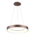 Azzardo AZ4998 - LED-kroonluchter aan kabel SANTANA LED/30W/230V bruin
