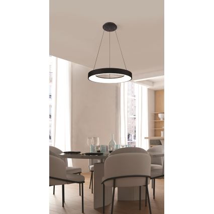 Azzardo AZ4999 - LED Hanglamp aan kabel SANTANA LED/30W/230V zwart