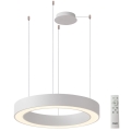 Azzardo AZ5052 - LED dimbare hanglamp aan kabel MARCO LED/100W/230V wit + afstandsbediening