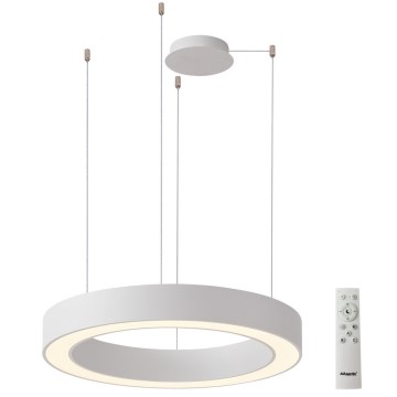 Azzardo AZ5052 - LED dimbare hanglamp aan kabel MARCO LED/100W/230V wit + afstandsbediening