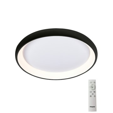 Azzardo AZ5069 - Dimbare LED plafondlamp ANTONIO LED/32W/230V zwart + afstandsbediening