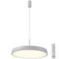 Azzardo AZ5090 - Dimbare LED hanglamp aan een koord MARCELLO LED/60W/230V wit + afstandsbediening