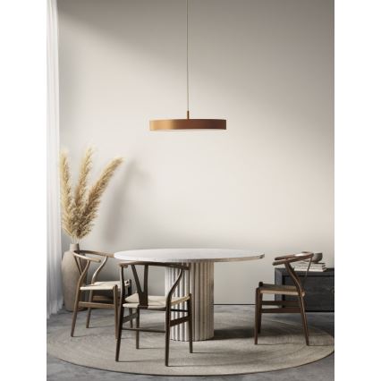 Azzardo AZ5092 - Dimbare LED hanglamp aan een koord MARCELLO LED/60W/230V goud + afstandsbediening