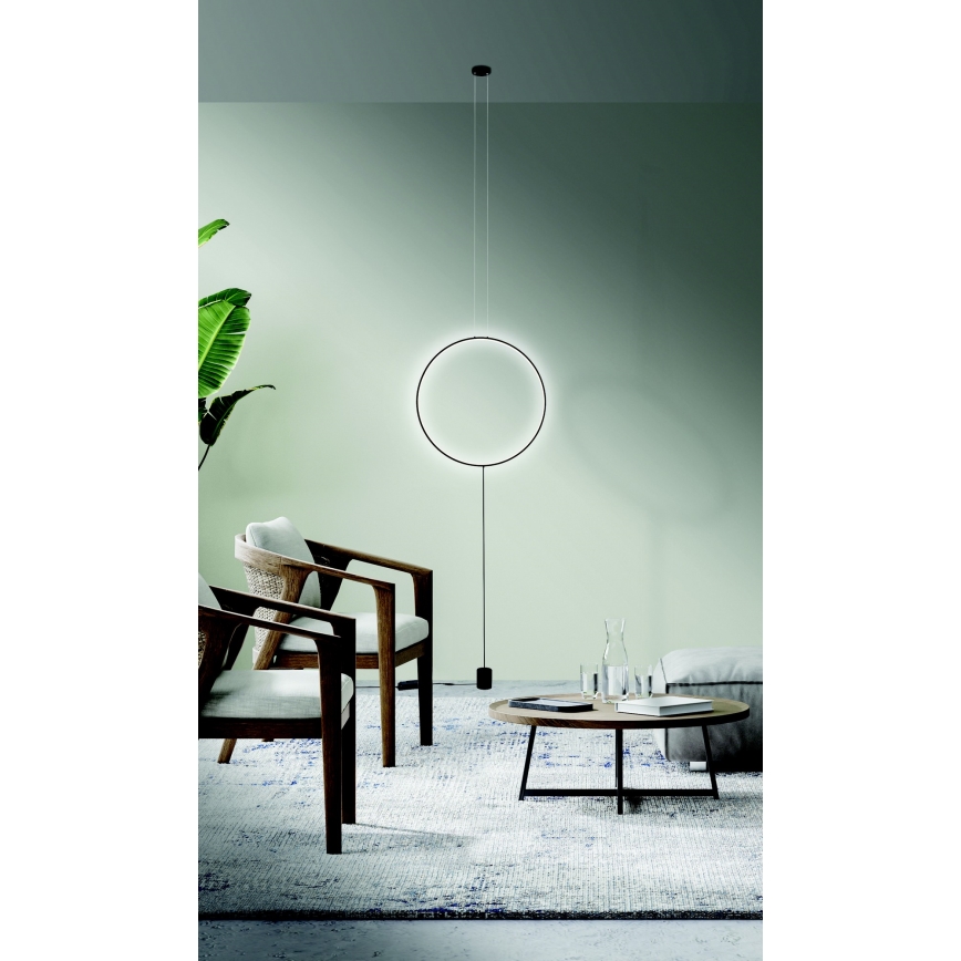 Azzardo AZ5264 - Dimbare LED hanglamp aan een koord CODUTTI LED/28W/230V zwart