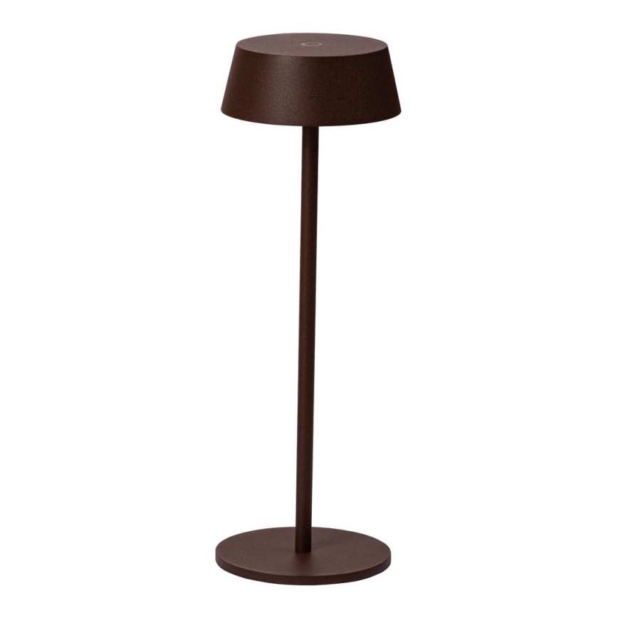 Azzardo AZ5336 - LED Dimbare Oplaadbare Buitenlamp GILBERTO LED/2W/5V IP54 bruin