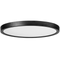 Azzardo AZ5370 - LED Dimbare badkamer plafondverlichting PANKA LED/45W/230V IP40 zwart