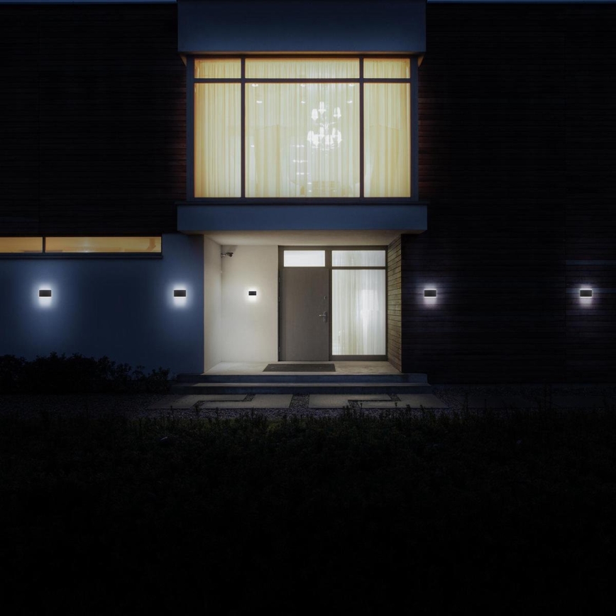 B.K. Licht 1184 - LED Wandlamp voor buiten 2xLED/3,5W/230V IP44 4000K