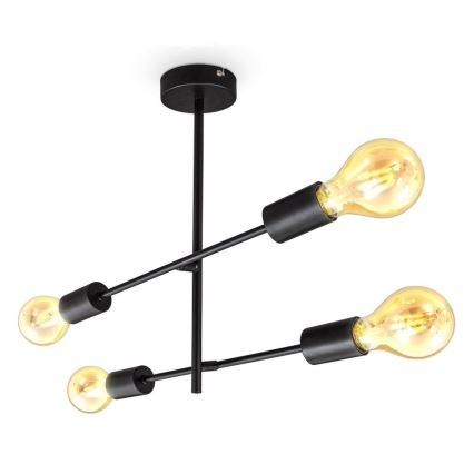 B.K. Licht 1343 - Hanglamp aan een paal 4xE27/60W/230V