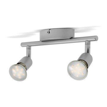 B.K.Licht 30-01-02-T - LED Spotlamp ESENTIALS 2xGU10/3W/230V 3000K