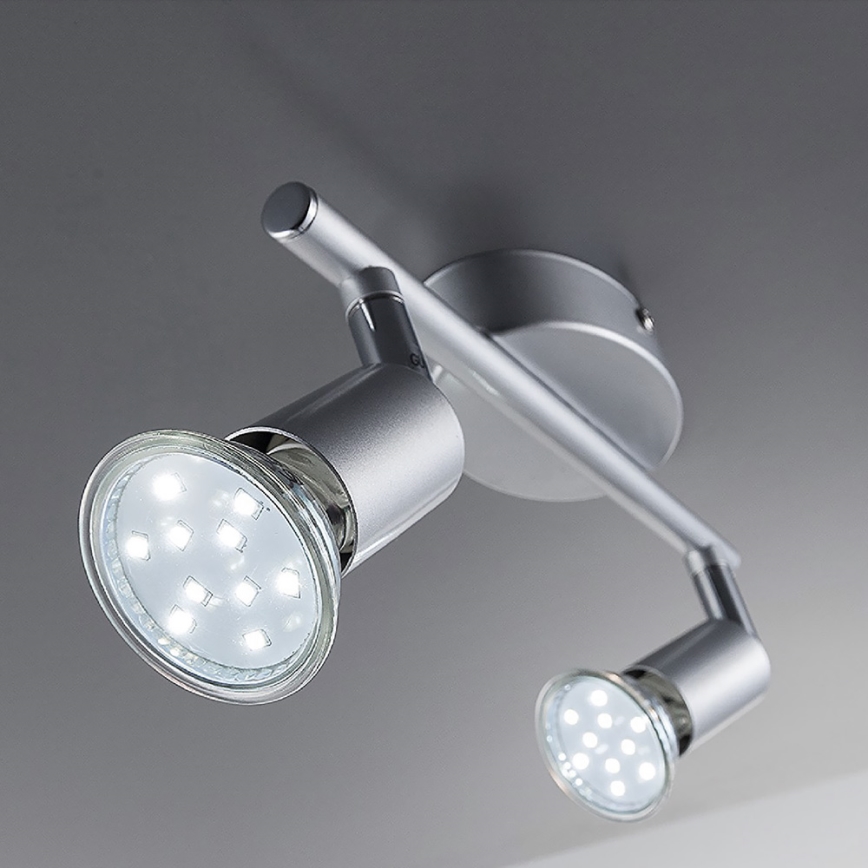 B.K.Licht 30-01-02-T - LED Spotlamp ESENTIALS 2xGU10/3W/230V 3000K