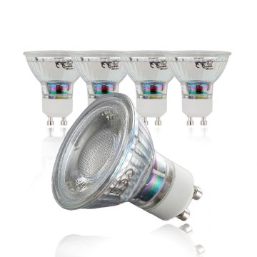 B.K.Licht - Set van 5 energiezuinige LED-lampen GU10/5W/230V 3000K
