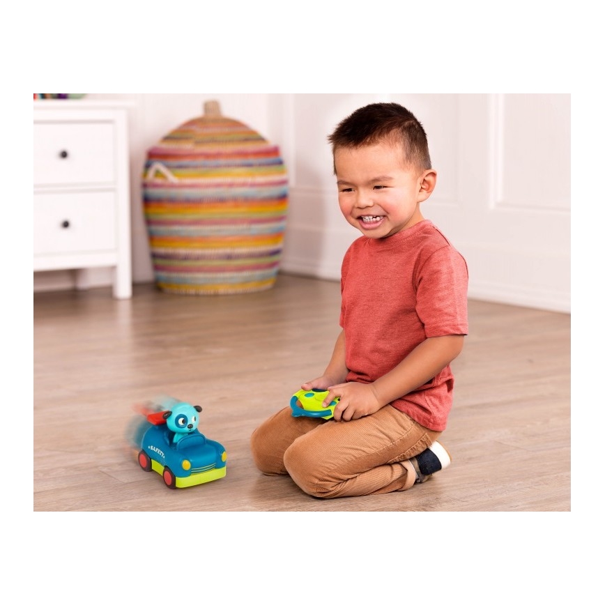 B-Toys - Auto met afstandsbediening Hond Woofer 4xAA + 2xAAA