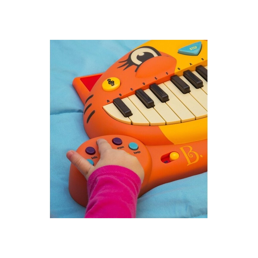 B-Toys - Kinderpiano met microfoon Cat 4xAA