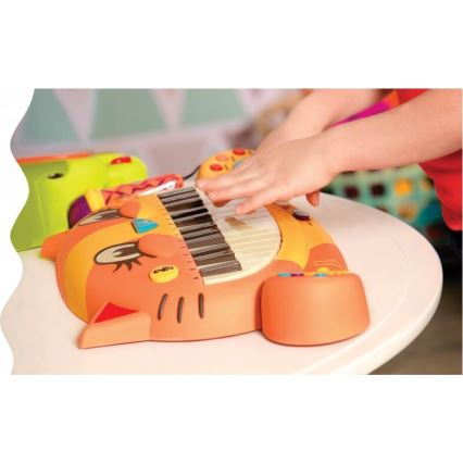 B-Toys - Kinderpiano met microfoon Cat 4xAA