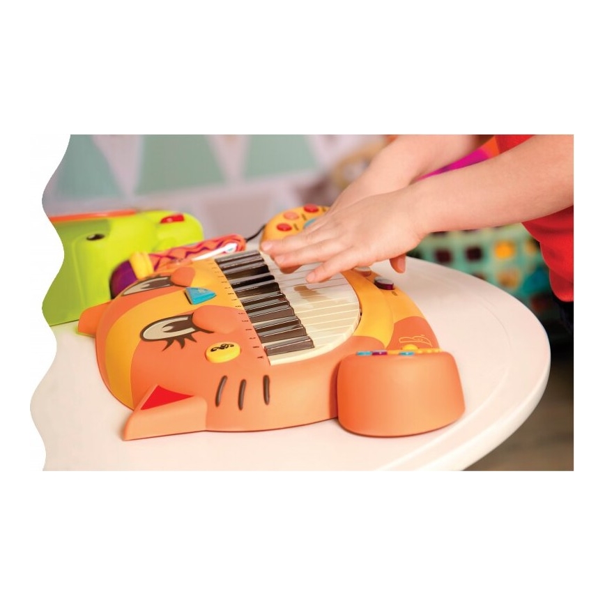 B-Toys - Kinderpiano met microfoon Cat 4xAA
