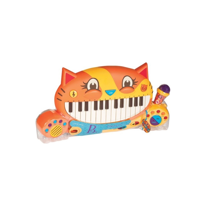B-Toys - Kinderpiano met microfoon Cat 4xAA