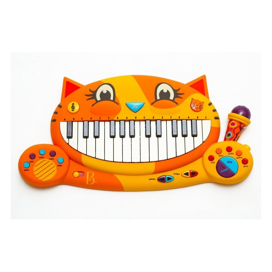 B-Toys - Kinderpiano met microfoon Cat 4xAA
