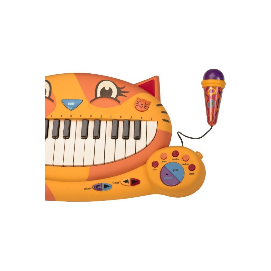 B-Toys - Kinderpiano met microfoon Cat 4xAA
