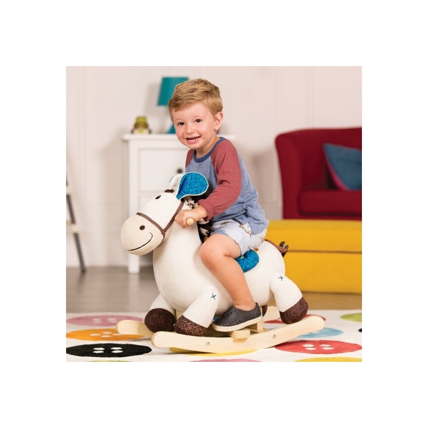 B-Toys - Rocking paard BANJO populier