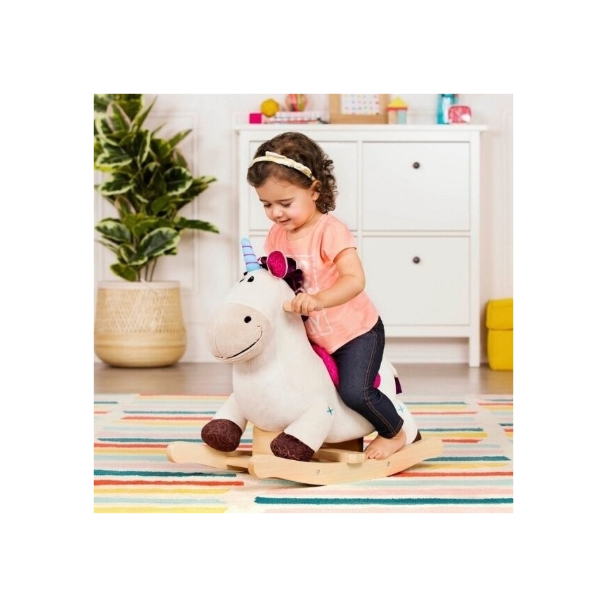 B-Toys - Schommelende eenhoorn DILLY DALLY populier