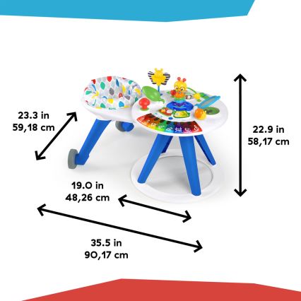 Baby Einstein - 4-in-1 actief speelcentrum AROUND WE GROW 3xAA