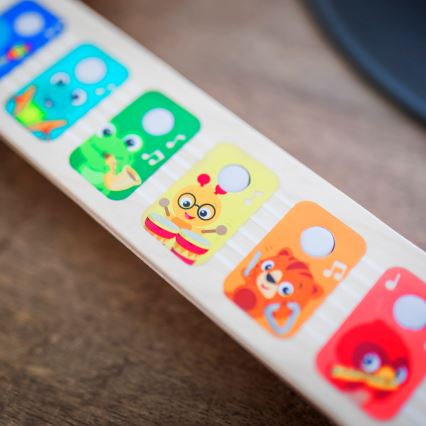 Baby Einstein - Houten muziekspeeltje MAGIC TOUCH gitaar, 3x AA-batterijen
