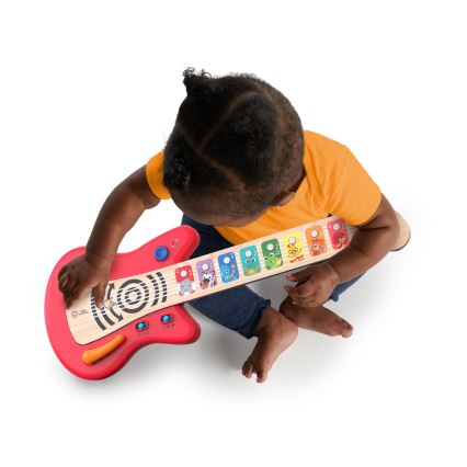 Baby Einstein - Houten muziekspeeltje MAGIC TOUCH gitaar, 3x AA-batterijen