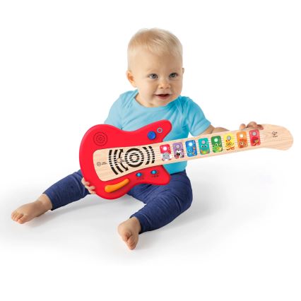 Baby Einstein - Houten muziekspeeltje MAGIC TOUCH gitaar, 3x AA-batterijen