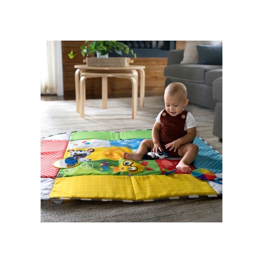 Baby Einstein - Kinderdeken om mee te spelen 5in1 PATCH'S COLOR PLAYSPACE 3xAAA