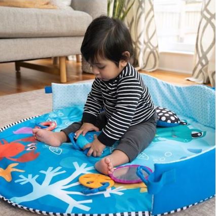 Baby Einstein - Kinderdeken voor het spelen van NEPTUNUS ONDER DE ZEE