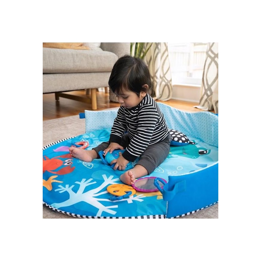 Baby Einstein - Kinderdeken voor het spelen van NEPTUNUS ONDER DE ZEE