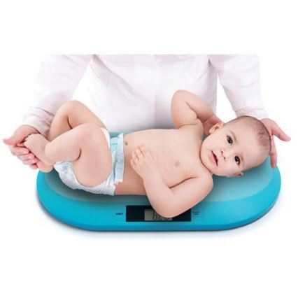 BabyOno - Digitale weegschaal voor baby's 2xAAA blauw