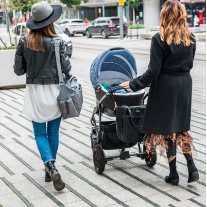 BabyOno - Luiertas voor kinderwagen Coco zwart