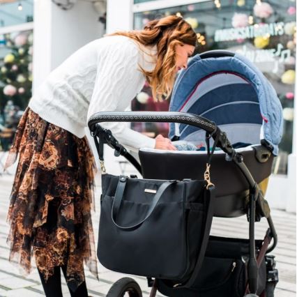 BabyOno - Luiertas voor kinderwagen Coco zwart