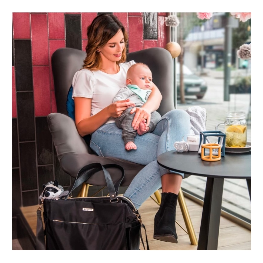 BabyOno - Luiertas voor kinderwagen Coco zwart