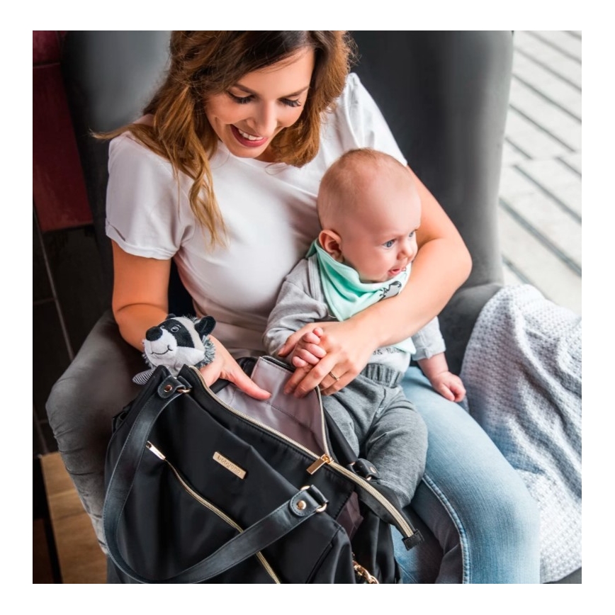 BabyOno - Luiertas voor kinderwagen Coco zwart