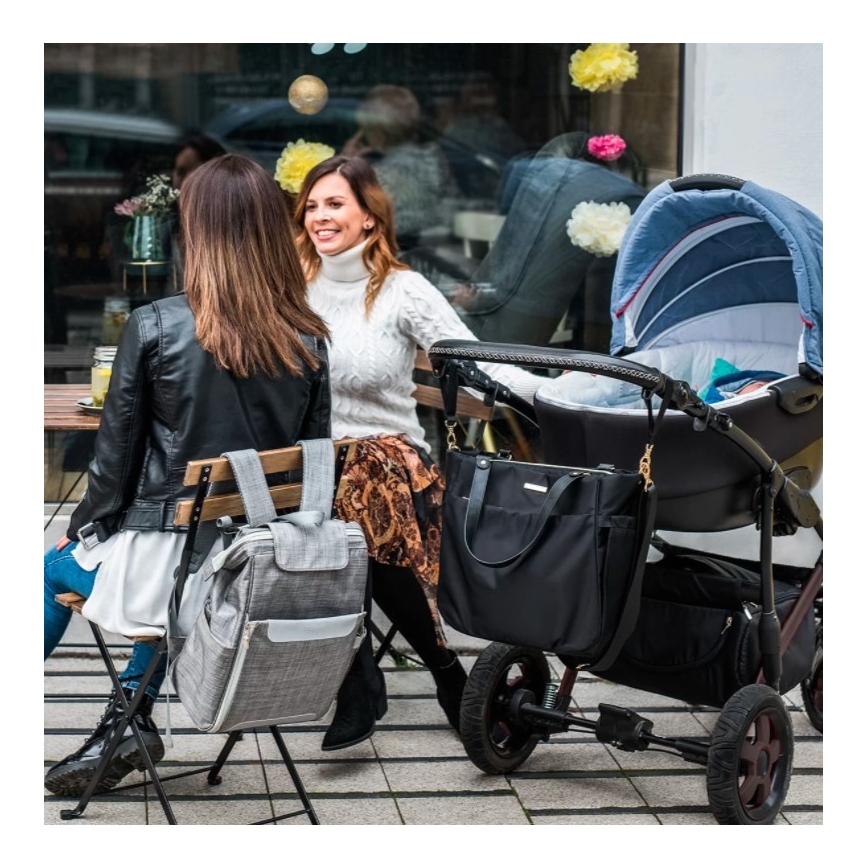 BabyOno - Luiertas voor kinderwagen Coco zwart