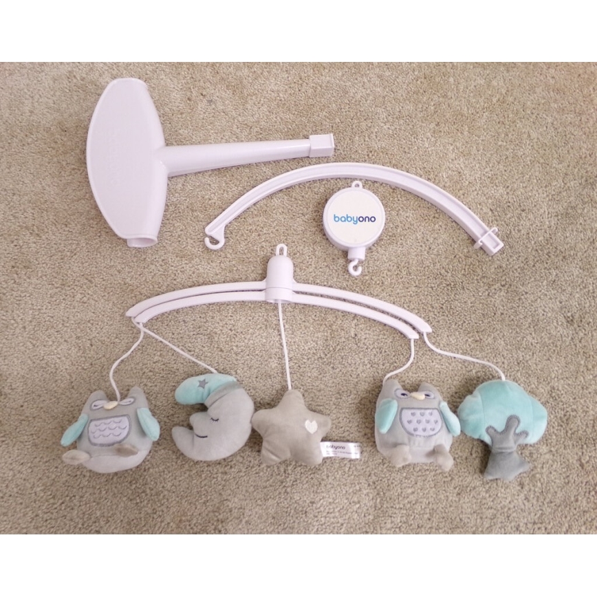 BabyOno - Muzikale wieg mobiel uil Sofia