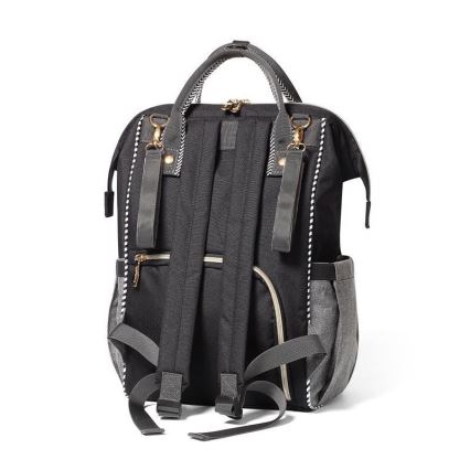 BabyOno - Veranderende rugzak voor kinderwagen Oslo Style zwart