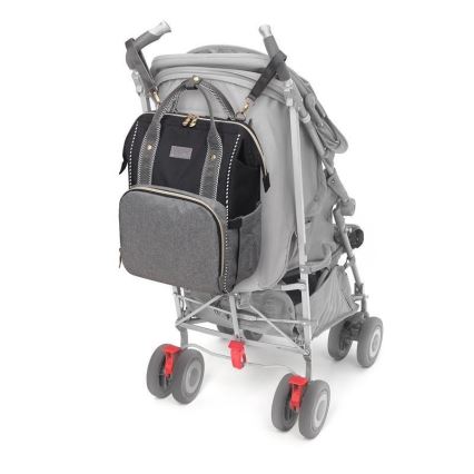 BabyOno - Veranderende rugzak voor kinderwagen Oslo Style zwart