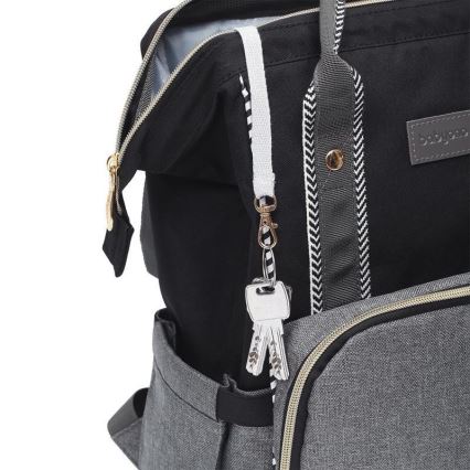 BabyOno - Veranderende rugzak voor kinderwagen Oslo Style zwart
