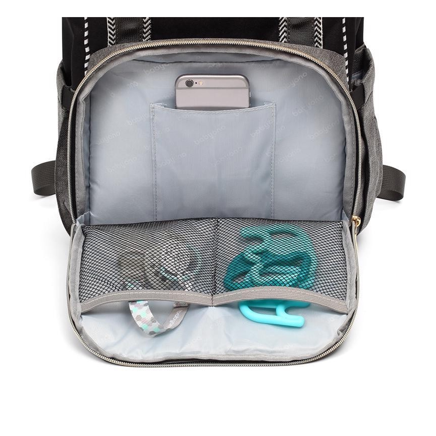 BabyOno - Veranderende rugzak voor kinderwagen Oslo Style zwart
