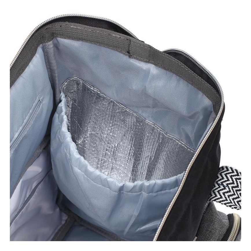 BabyOno - Veranderende rugzak voor kinderwagen Oslo Style zwart