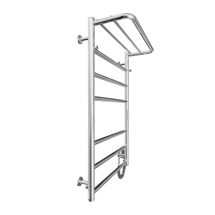 Badkamer handdoekradiator HOME 95W/230V 77x53 cm rvs/chroom rechts