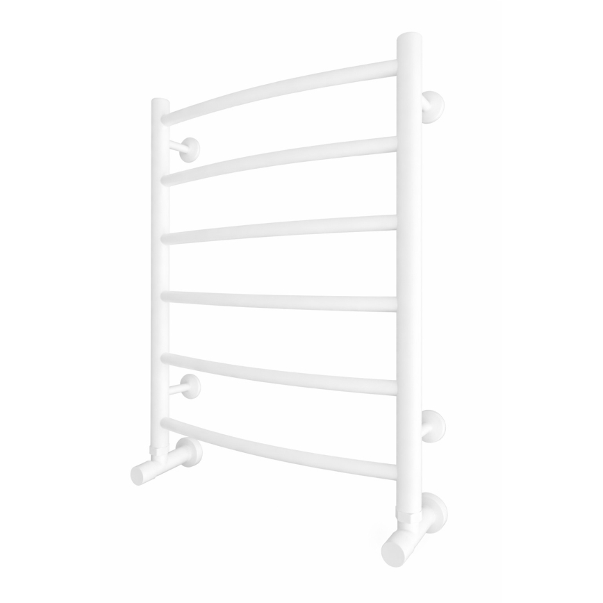 Badkamer handdoekradiator INOX CLASSIC 120W/230V 57x43 cm RVS/wit