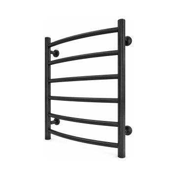 Badkamer handdoekradiator INOX CLASSIC 120W/230V 57x43 cm RVS/zwart