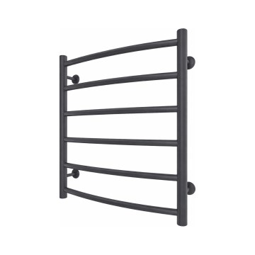 Badkamer handdoekradiator INOX CLASSIC 122W/230V 57x53 cm RVS/antraciet