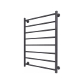 Badkamer handdoekradiator INOX FLAT 163W/230V 77x53 cm RVS/antraciet